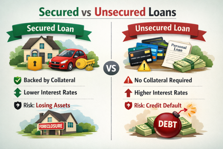 secured vs unsecured loans