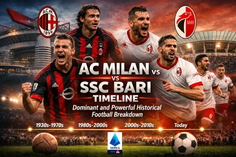 AC Milan vs SSC Bari timeline