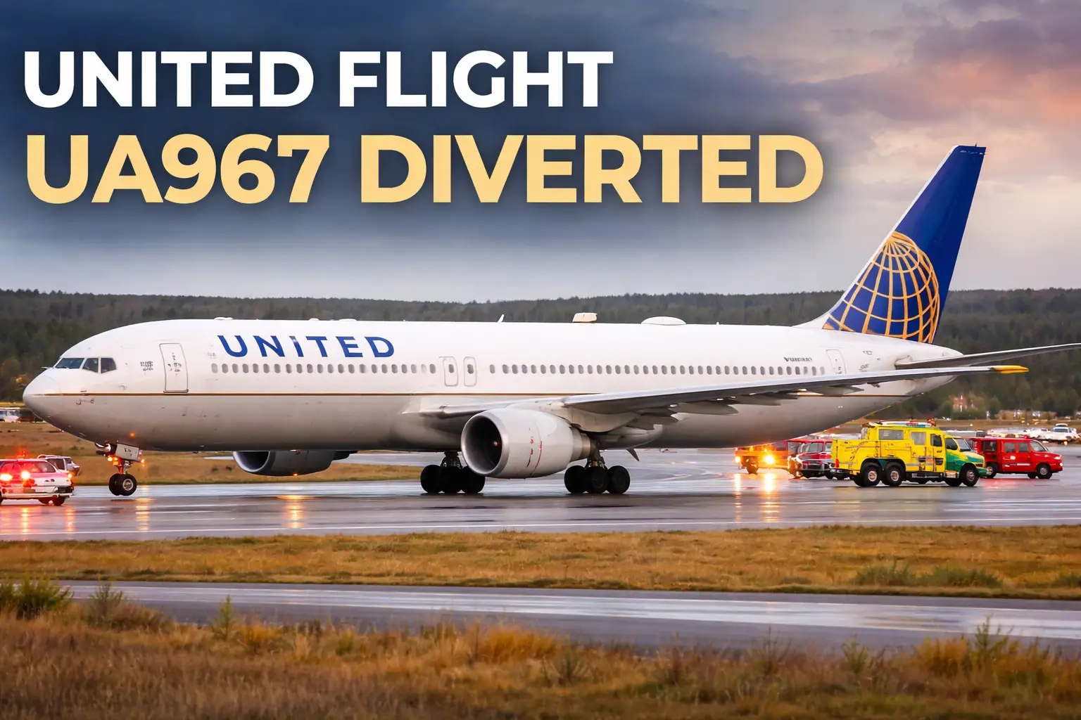 United Flight UA967 diverted